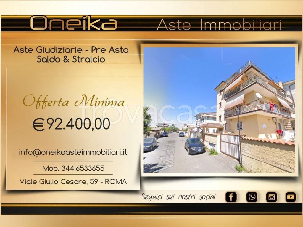 appartamento in vendita a Roma in zona Borghesiana