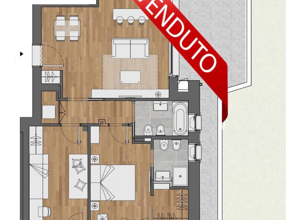 appartamento in vendita a Roma