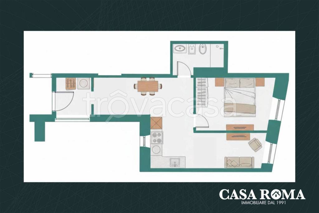 appartamento in vendita a Roma in zona Acilia
