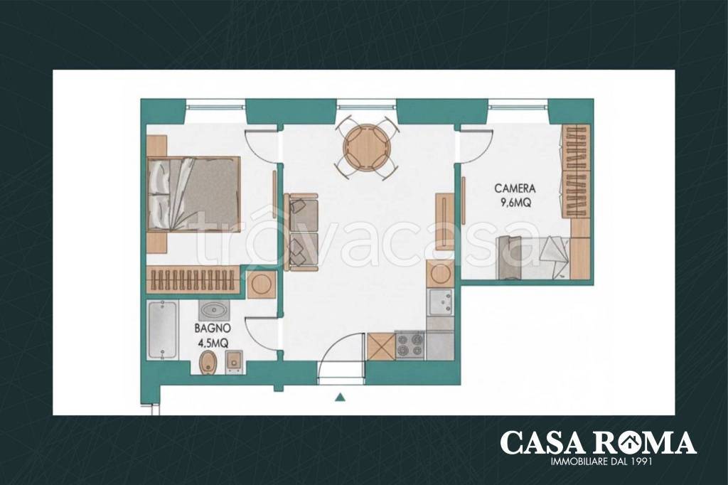 appartamento in vendita a Roma in zona Acilia