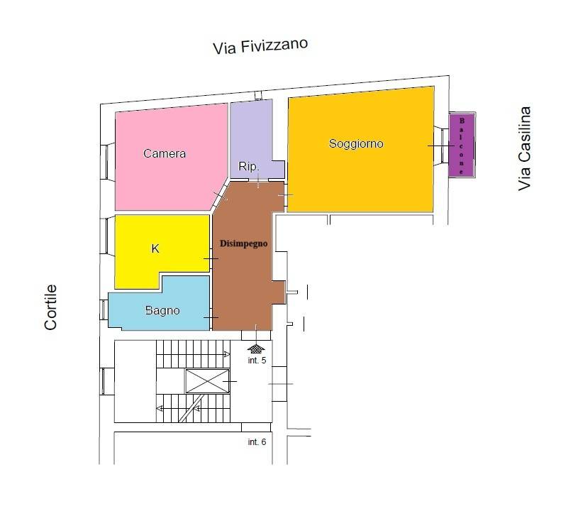 appartamento in vendita a Roma in zona Prenestino-Labicano