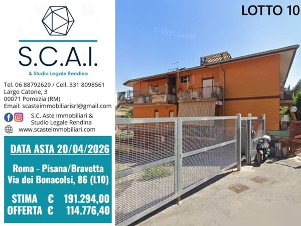 appartamento in vendita a Roma in zona La Pisana