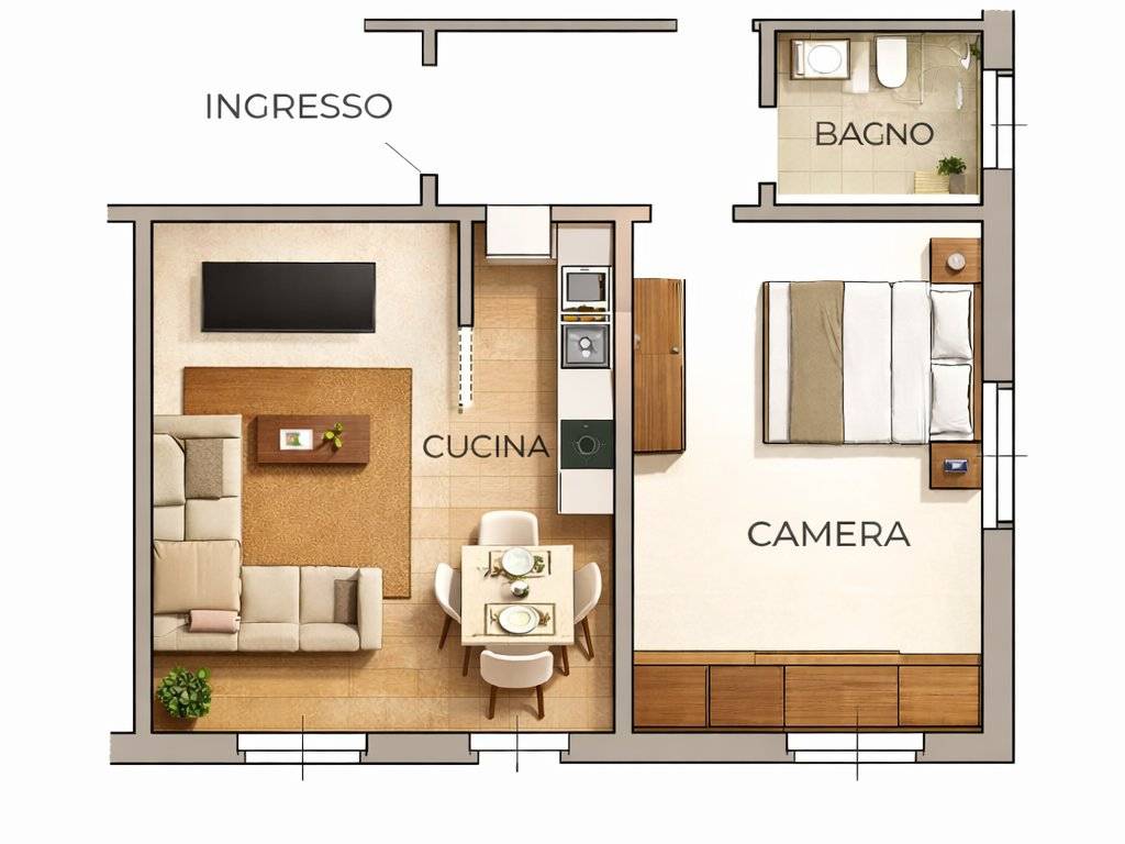 appartamento in vendita a Roma in zona Gianicolense