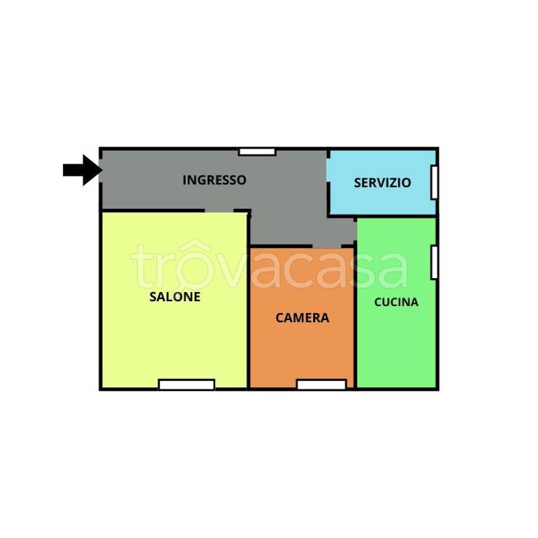 appartamento in vendita a Roma in zona Primavalle