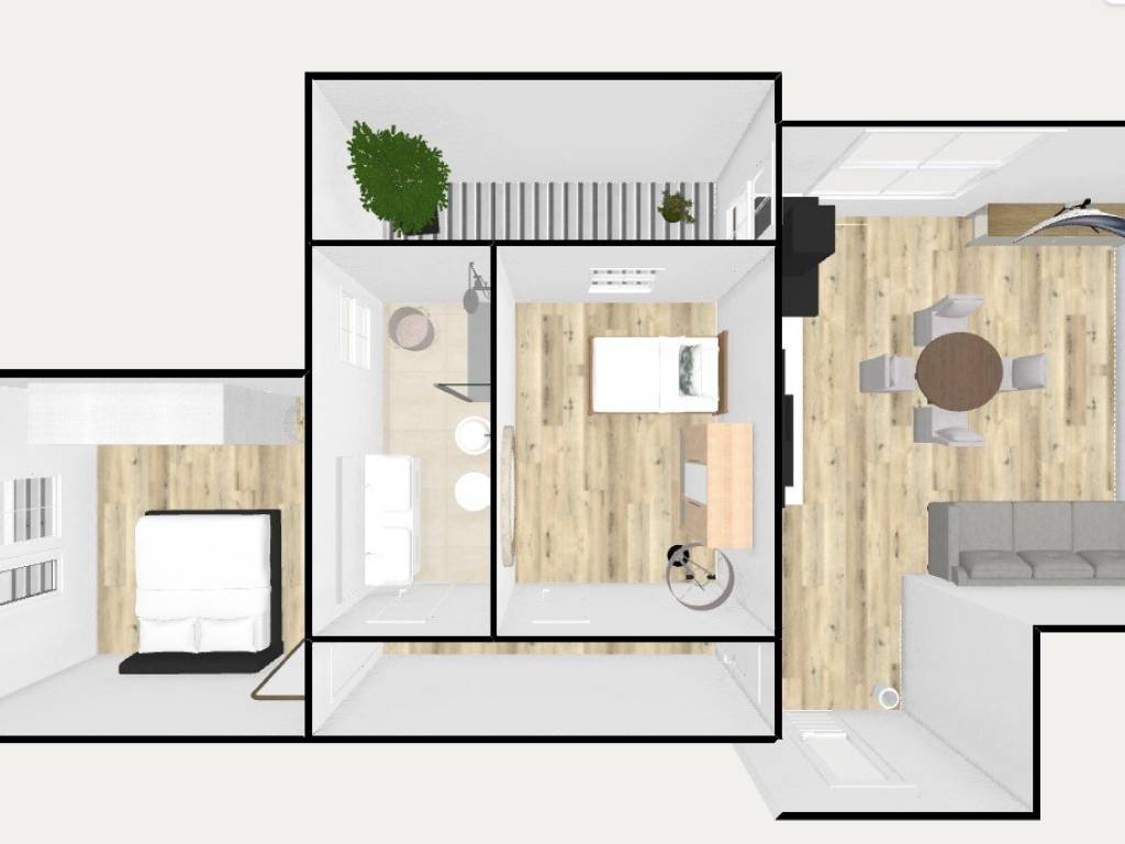 appartamento in vendita a Roma in zona Corviale