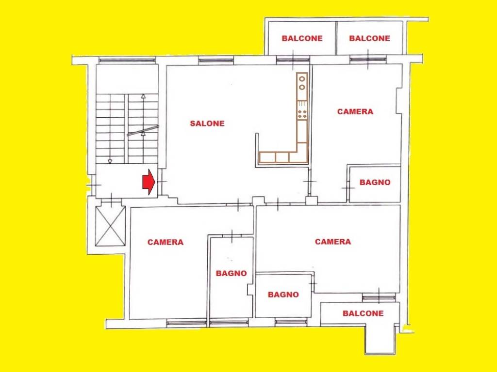 appartamento in vendita a Roma in zona Appio Latino