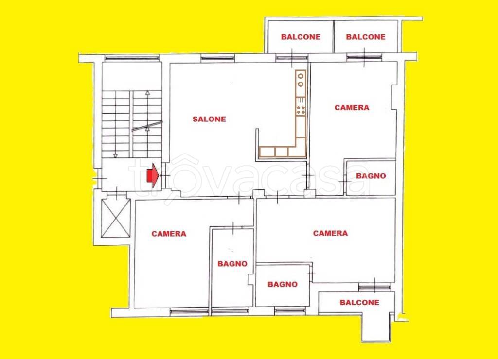 appartamento in vendita a Roma in zona Appio Latino