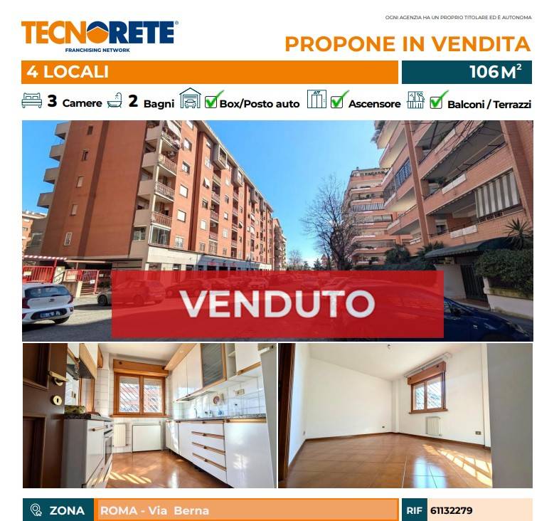 appartamento in vendita a Roma in zona Torrino