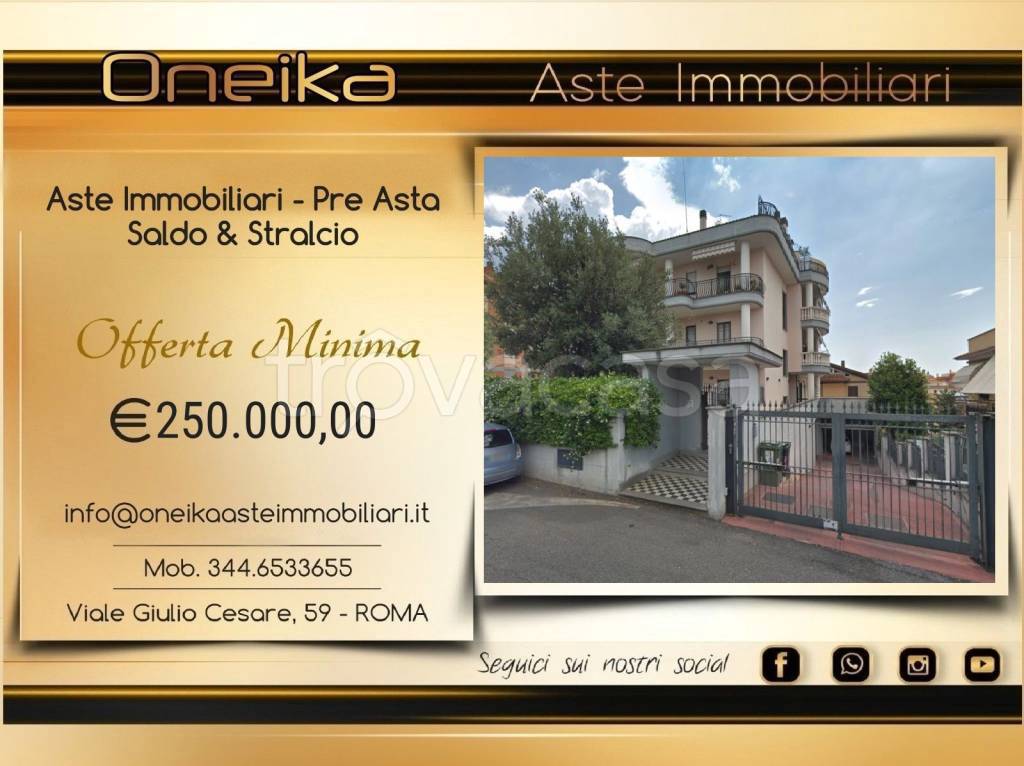 appartamento in vendita a Roma in zona Finocchio