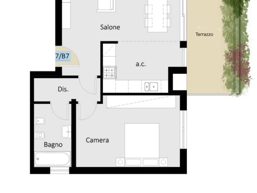 appartamento in vendita a Roma in zona Axa