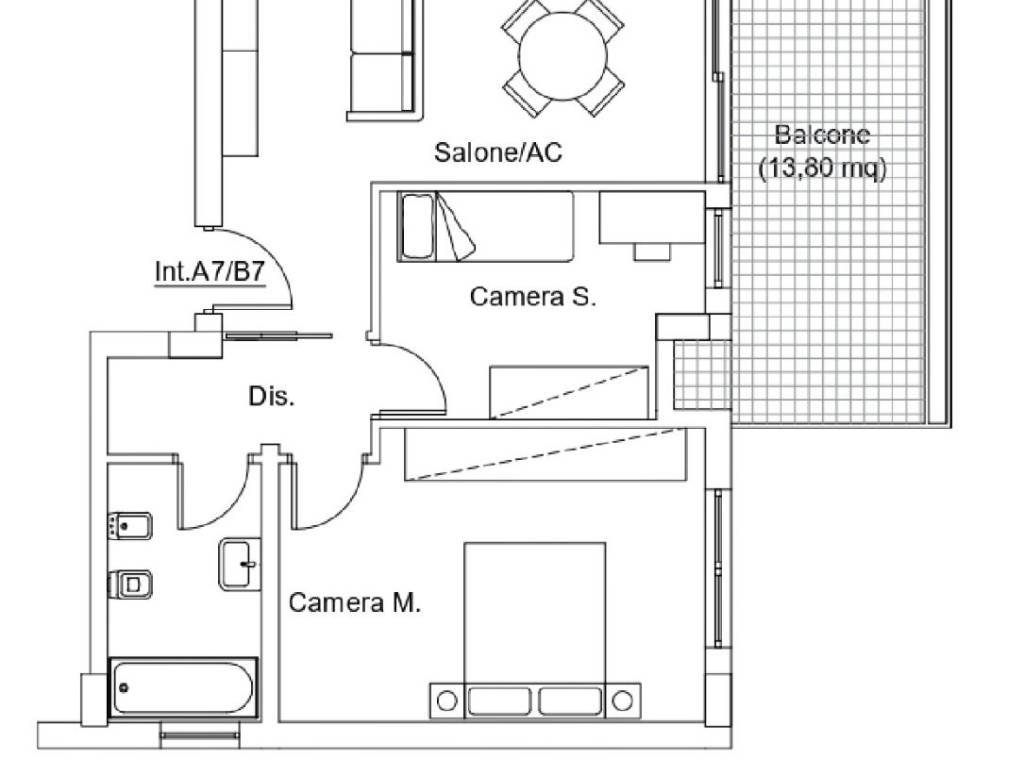 appartamento in vendita a Roma in zona Axa