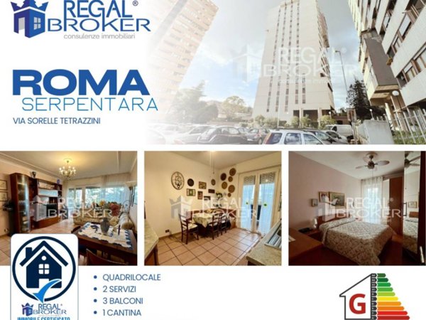 appartamento in vendita a Roma in zona Casal Boccone