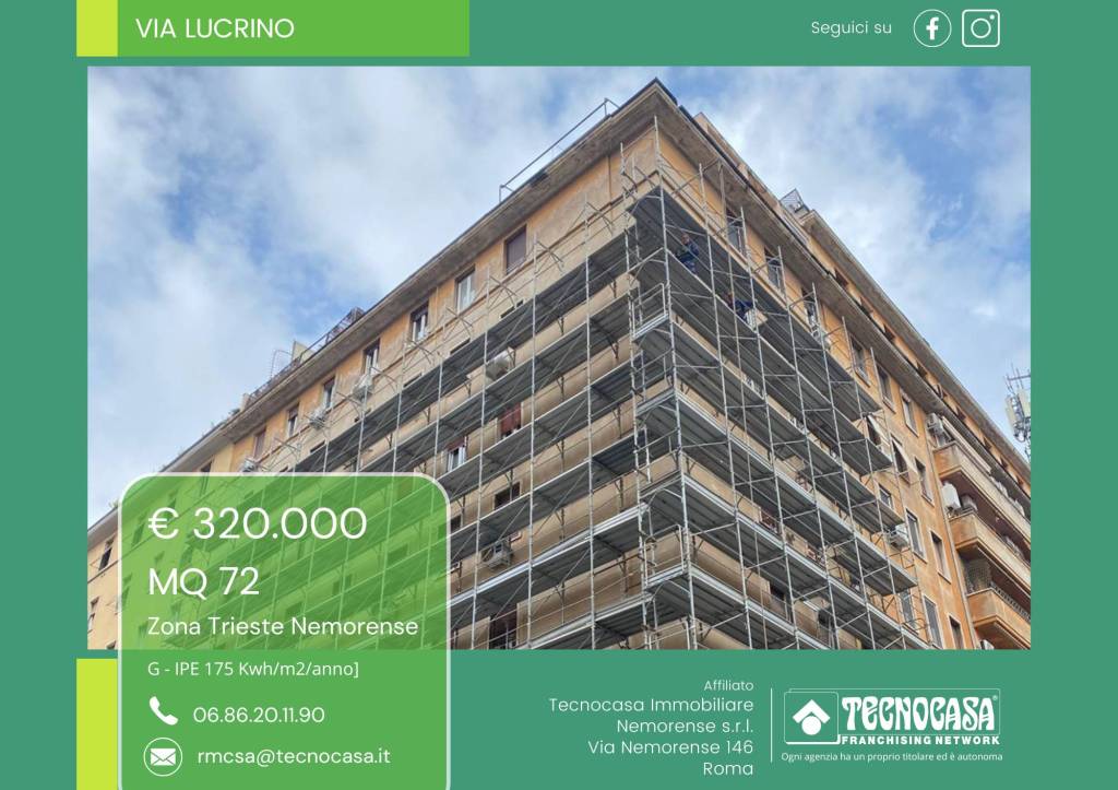 appartamento in vendita a Roma in zona Trieste