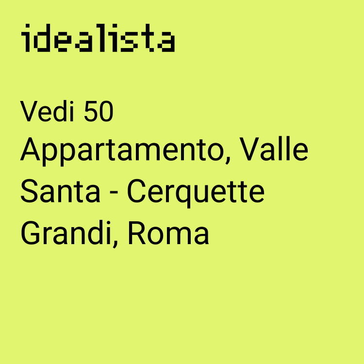 appartamento in vendita a Roma in zona Valle Santa