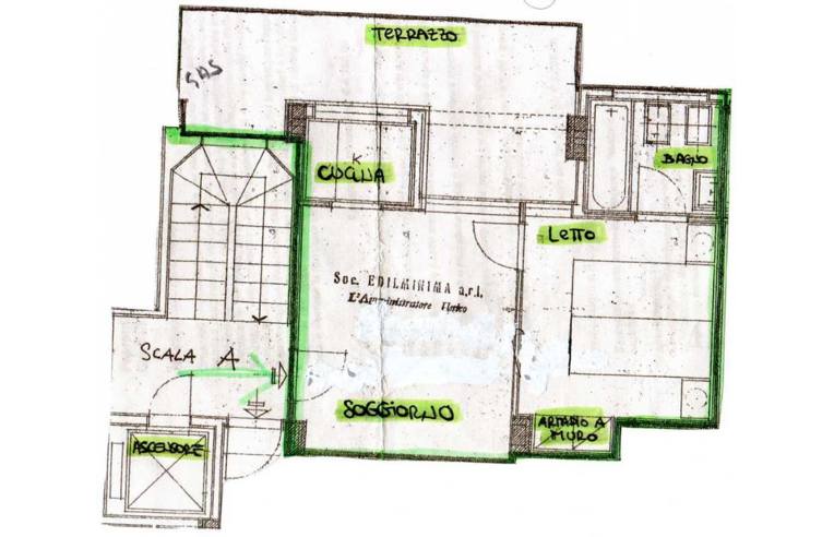 appartamento in vendita a Roma in zona Tomba di Nerone