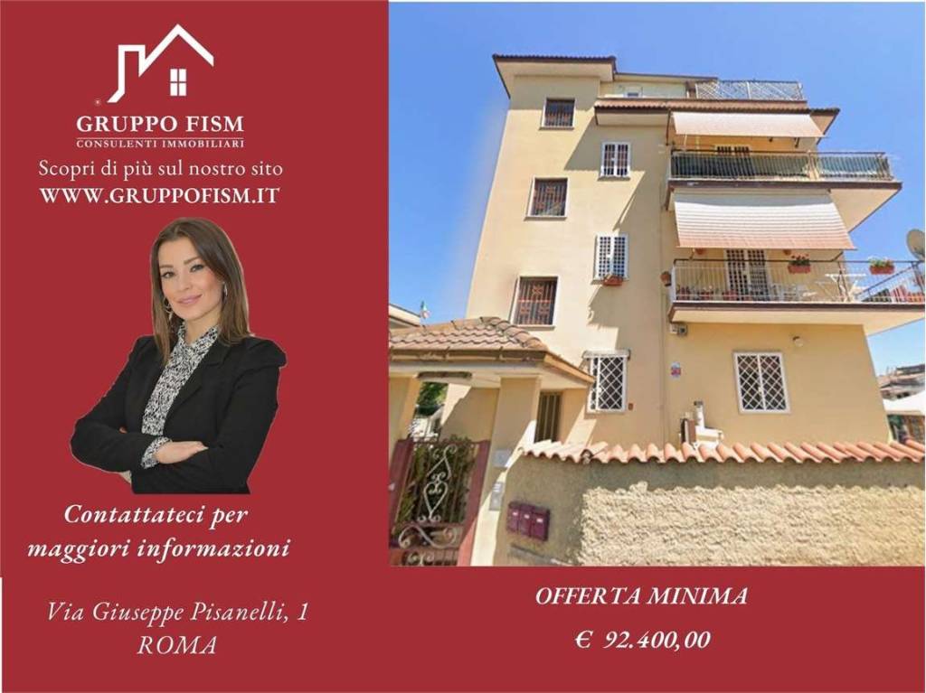 appartamento in vendita a Roma in zona Borghesiana