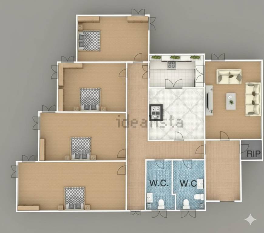 appartamento in vendita a Roma in zona Ostiense