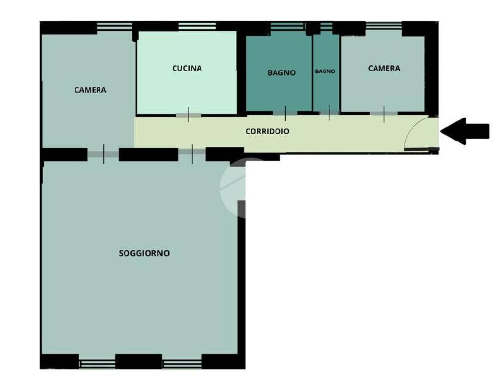 appartamento in vendita a Roma in zona Rione Prati