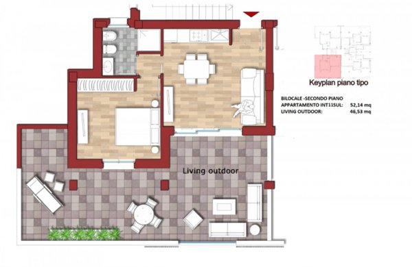 appartamento in vendita a Roma in zona Mezzocammino