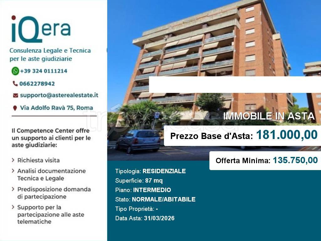 appartamento in vendita a Roma in zona Cinecittà