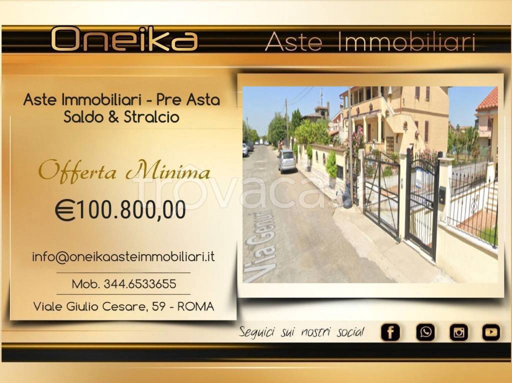 casa indipendente in vendita a Roma in zona Finocchio