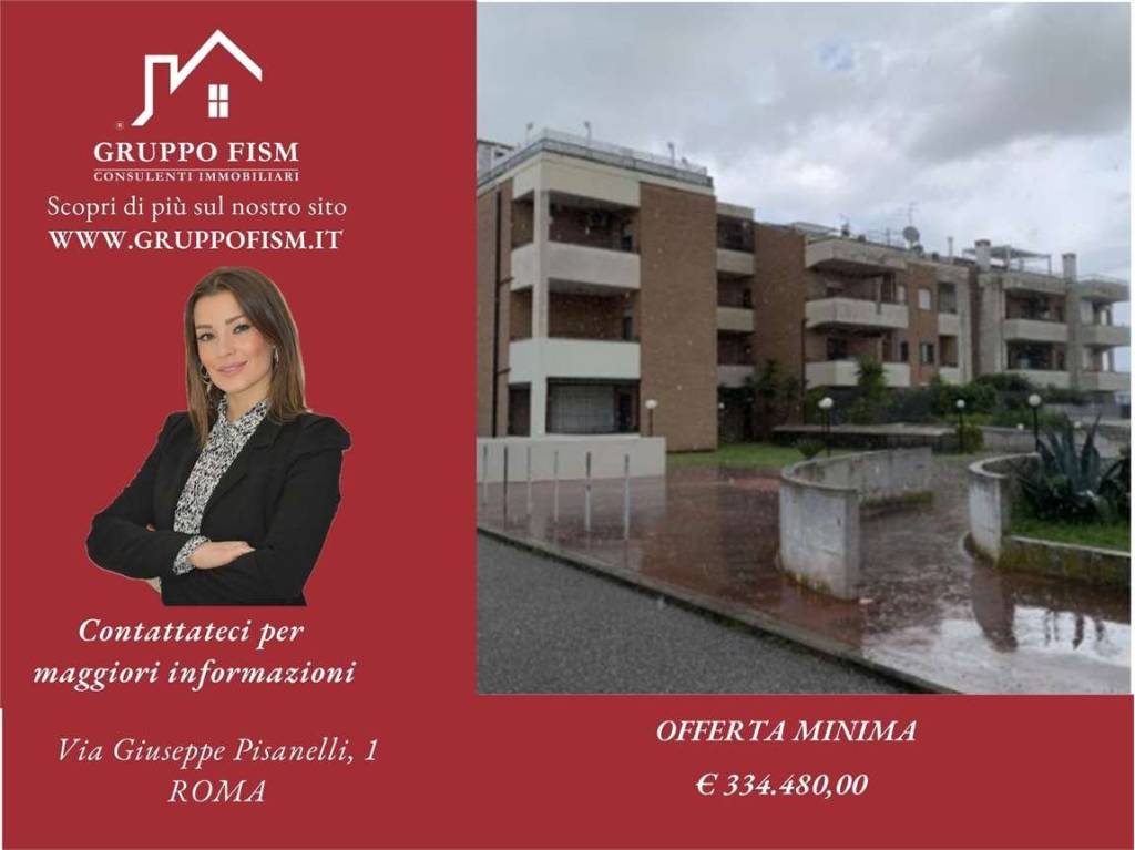 appartamento in vendita a Roma in zona Castelverde