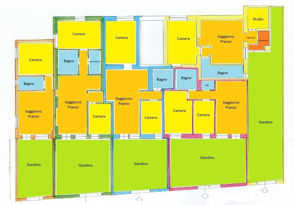 appartamento in vendita a Roma in zona Tor Vergata/Torrenova