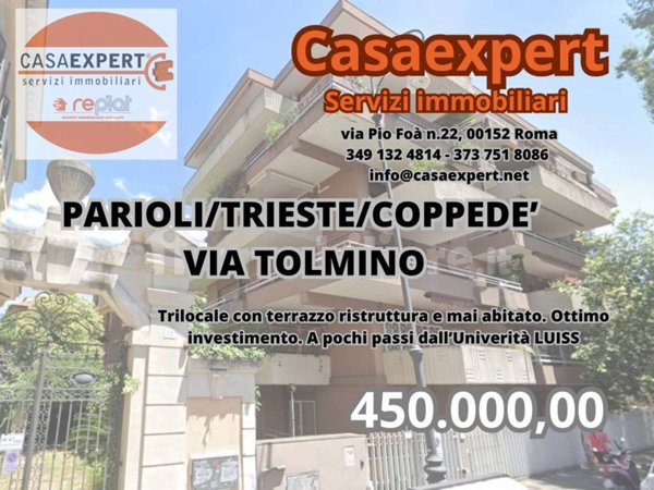 appartamento in vendita a Roma in zona Trieste