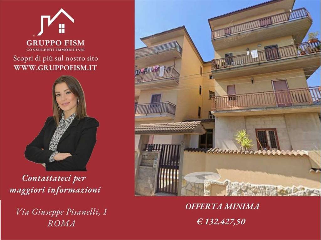 appartamento in vendita a Roma in zona Finocchio