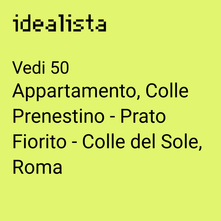 appartamento in vendita a Roma in zona Prenestino-Centocelle