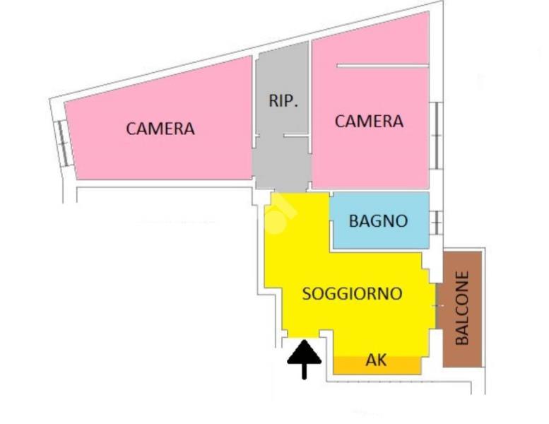 appartamento in vendita a Roma in zona Tiburtino