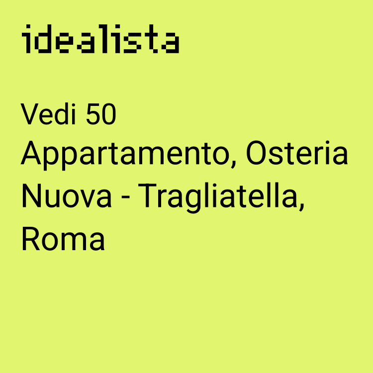 appartamento in vendita a Roma in zona Osteria Nuova