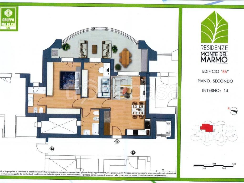 appartamento in vendita a Roma in zona Primavalle