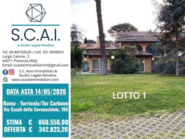 casa indipendente in vendita a Roma in zona Torricola