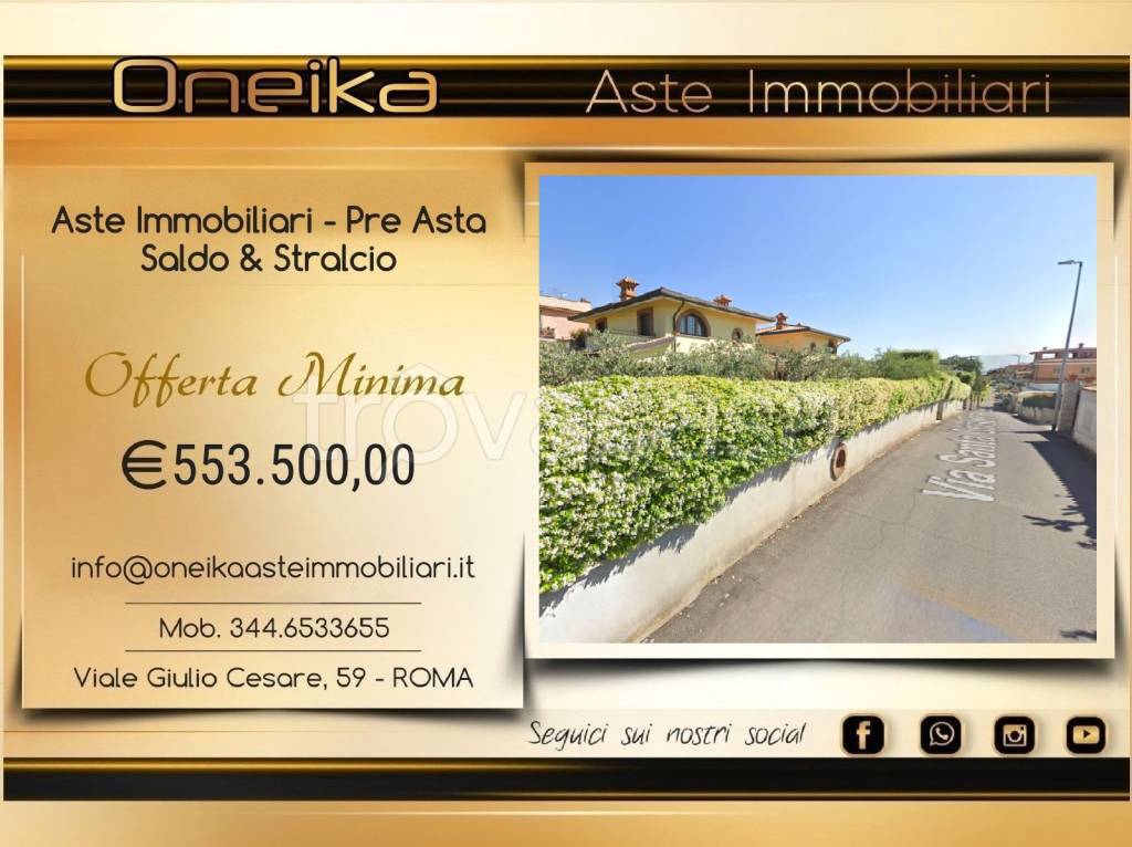 casa indipendente in vendita a Roma in zona Finocchio