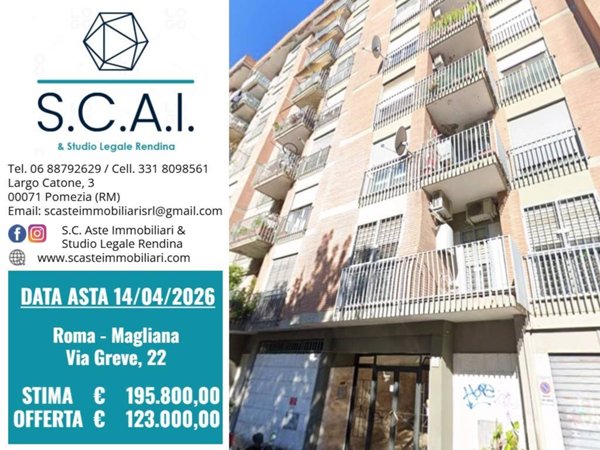 appartamento in vendita a Roma in zona Portuense