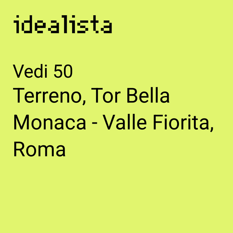 terreno edificabile in vendita a Roma in zona Tor Bella Monaca