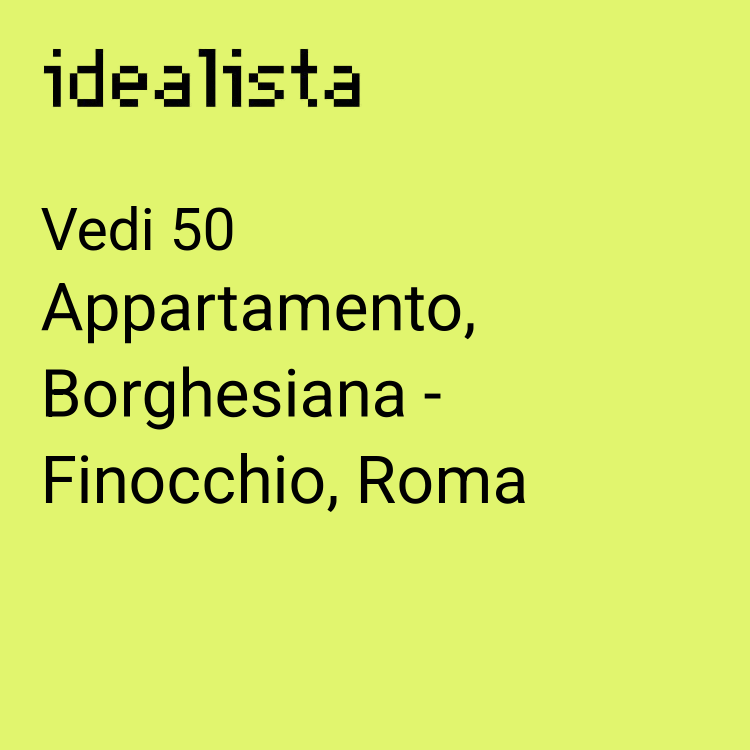 appartamento in vendita a Roma in zona Lago Regillo