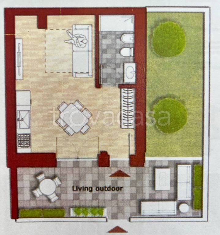 appartamento in vendita a Roma in zona Mezzocammino