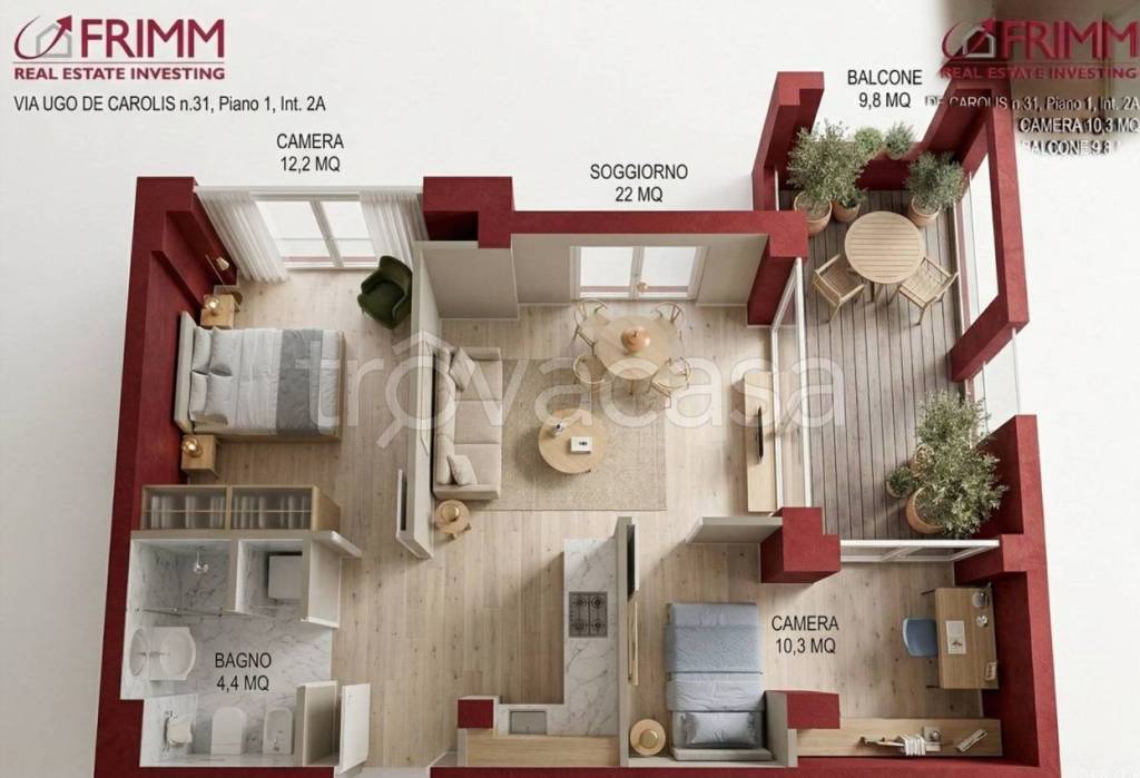 appartamento in vendita a Roma