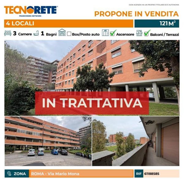 appartamento in vendita a Roma in zona Torrino