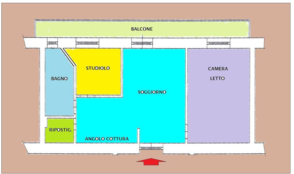 appartamento in vendita a Roma in zona Appio Latino