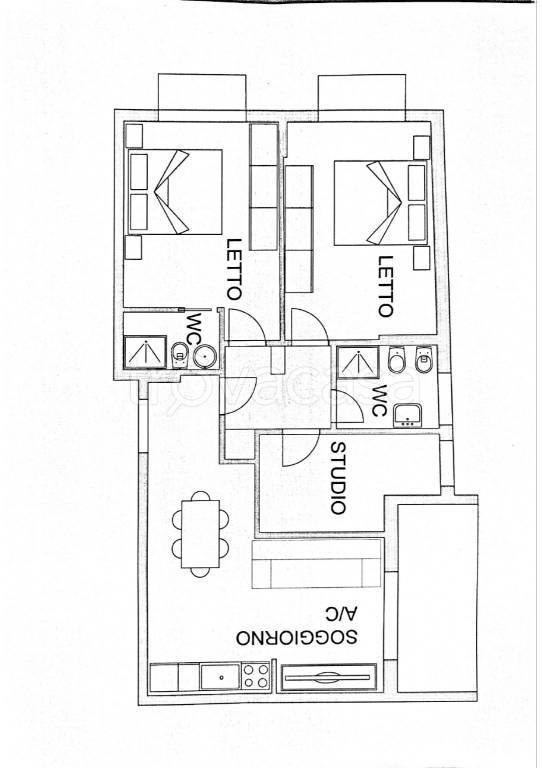 appartamento in vendita a Roma in zona Collatino