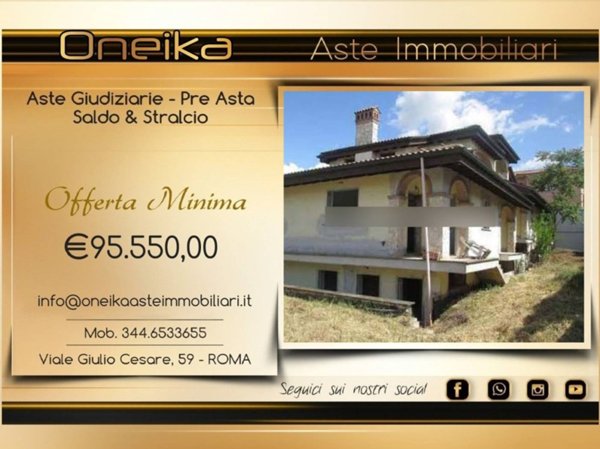 casa indipendente in vendita a Roma in zona Tor Vergata/Torrenova