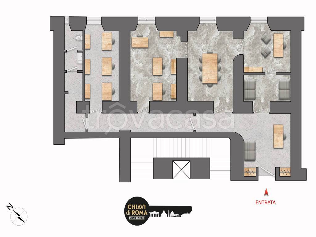 ufficio in vendita a Roma in zona Rione Prati