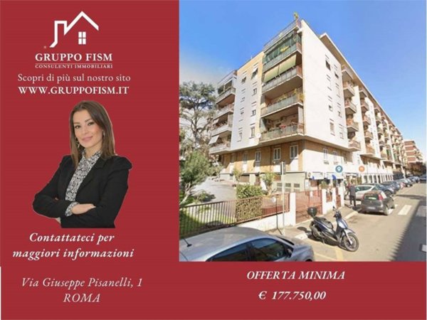 appartamento in vendita a Roma in zona Portuense