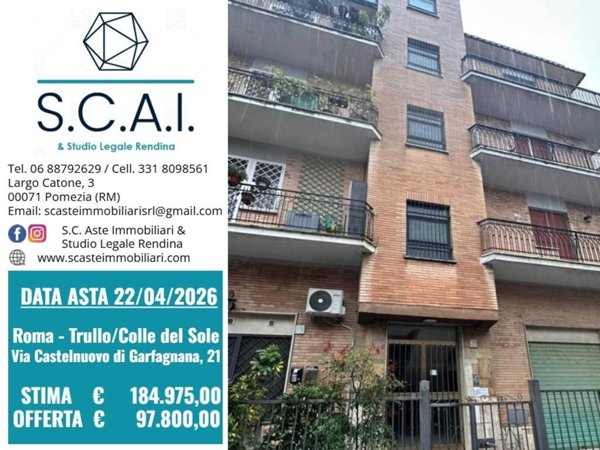 appartamento in vendita a Roma in zona Portuense