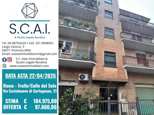 appartamento in vendita a Roma in zona Portuense