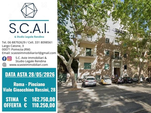 appartamento in vendita a Roma in zona Pinciano