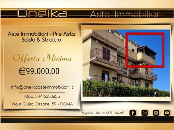 appartamento in vendita a Roma in zona Fidene